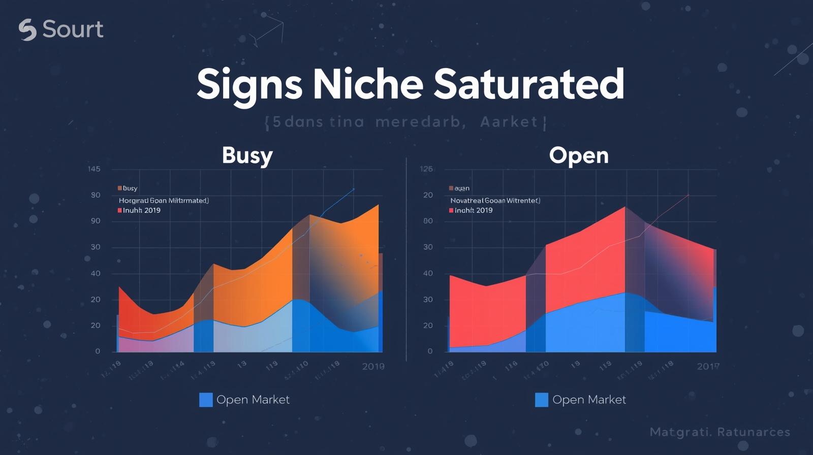 Visualization of Amazon market saturation and niche density